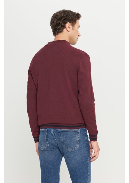 Pamuklu Standart Fit Normal Kesim Dik Yaka Triko Ceket indirimleri