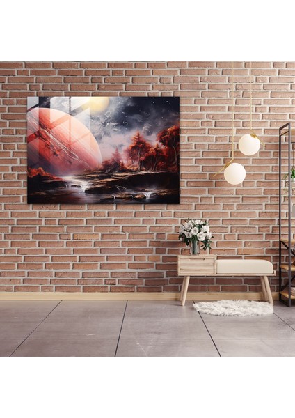 Jüpiter Manzaraları Cam Tablo - Dünya Fotoğrafçılık ve Resim Modern Sanat Jüpiter fiyatları
