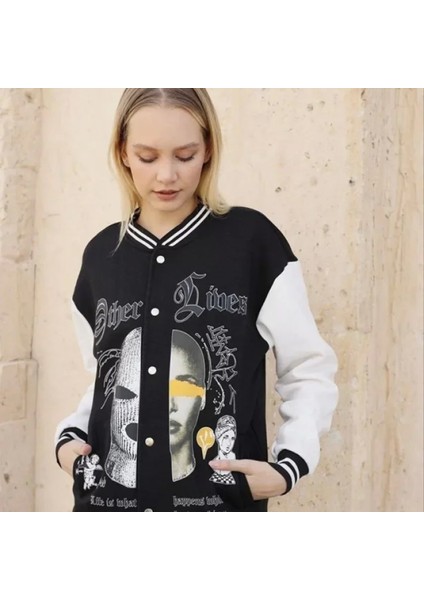 Oversize Kolej Ceket Iyah