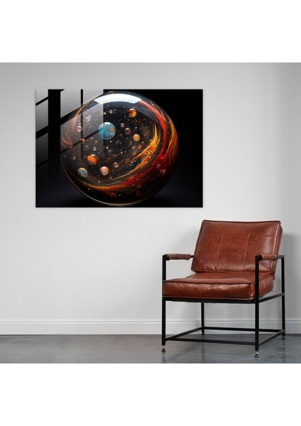 Derin Uzay Galaksi Cam Tablosu - Dünya Galaksi Derin Uzay Uzak Galaksiler fiyatları