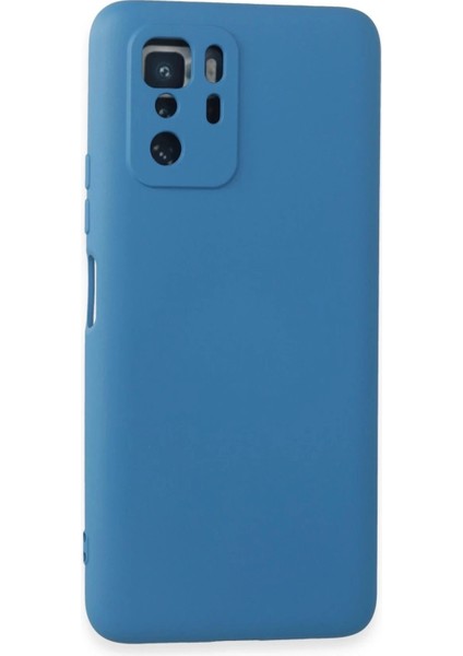 Newface Xiaomi Poco X3 Gt Kılıf Nano Içi Kadife Silikon - Mavi