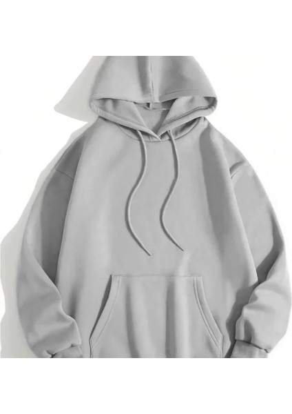 Erkek Düz Kapüşonlu Weat Boyalı Gri fiyatları