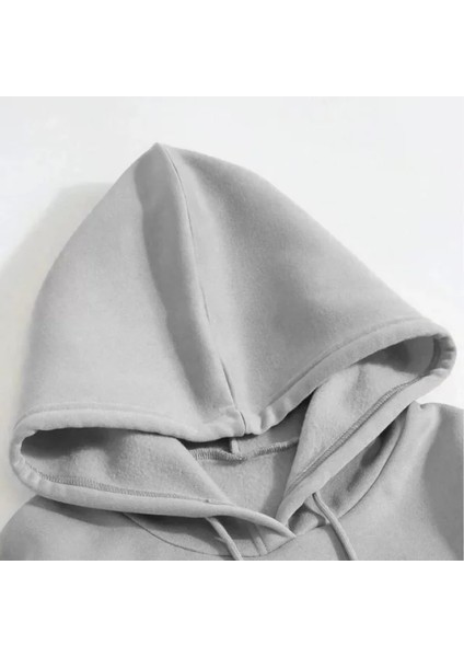 Erkek Düz Kapüşonlu Weat Boyalı Gri modelleri