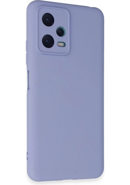 Newface Xiaomi Redmi Note 12 5g Kılıf Nano Içi Kadife Silikon - Lila