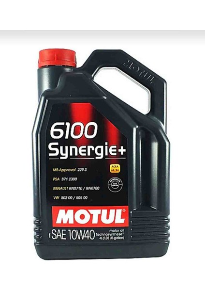 10W-40 6100 Syn Energy + Motor Yağı 2024 Yılı Üretim