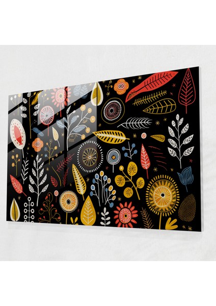 Yerli Avustralyalılar Için Doğal Bitki Tablosu - Yerli Biyolojik Çeşitlilik Yerli Bitkiler Cam Duvar Sanatı