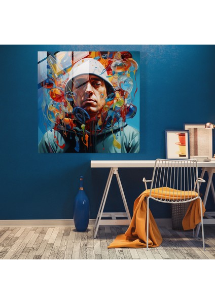 Eminem Cam Tablo Sanatı - Gerçeküstü Rüya Manzaralı Ev Dekorasyonu - Eminem Soyut Şekiller Gerçeküstü Ev Dekorasyonu fiyatları