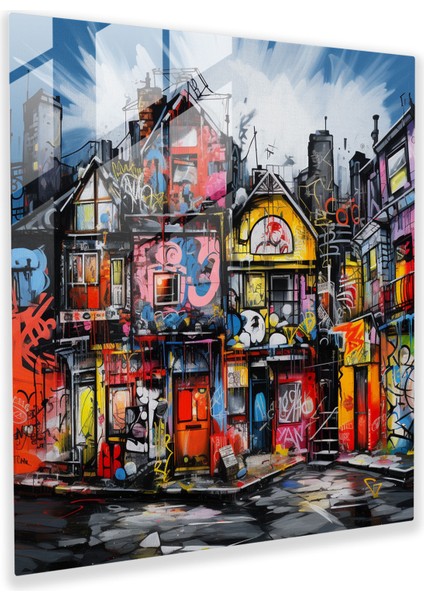 Funkywall Cam Tablo - Eğlenceli Duvar Sanatı Duvar Dekorasyonu Sokak Sanatı