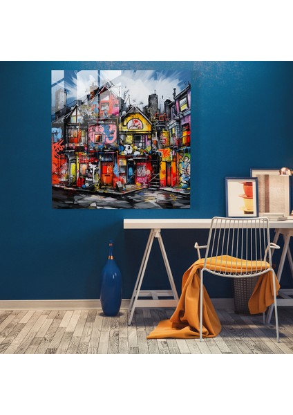 Funkywall Cam Tablo - Eğlenceli Duvar Sanatı Duvar Dekorasyonu Sokak Sanatı fiyatları