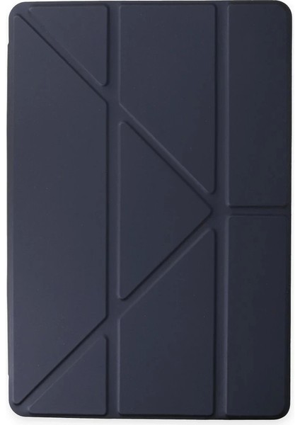 Newface Samsung Galaxy T737 Tab S7 Fe 12.4 Kılıf Kalemlikli Mars Tablet Kılıfı - Lacivert modelleri