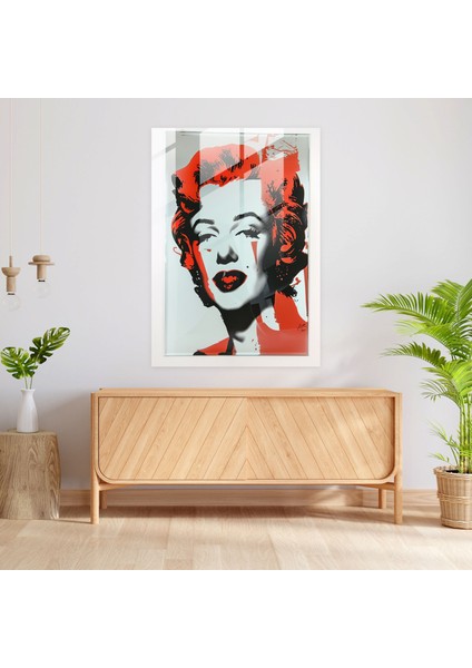 Andy Warhol Cam Tablo Sanatı - Minimalist Tasarım - Duvar Dekorasyonu Ikonik Sanat Eseri fiyatları