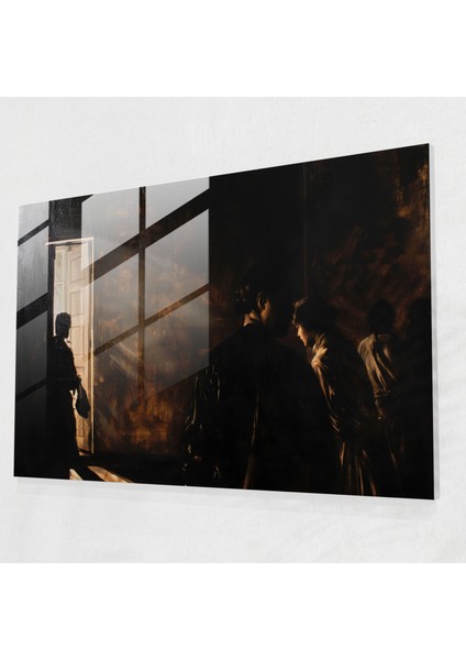 Caravaggio Tarzı Cam Duvar Sanatı - Ev Dekorasyonu Modern Sanat