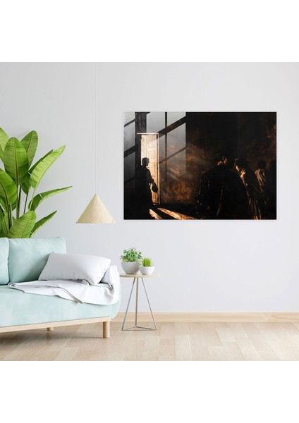 Caravaggio Tarzı Cam Duvar Sanatı - Ev Dekorasyonu Modern Sanat modelleri