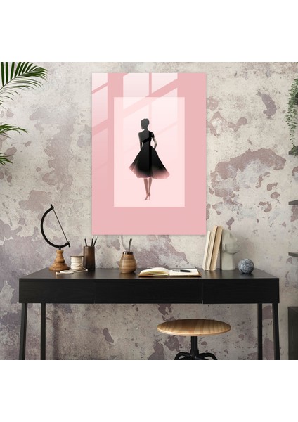 Minimalist Barbie Cam Tablosu - Barbie Cam Sanatı Zarafet Şık modelleri