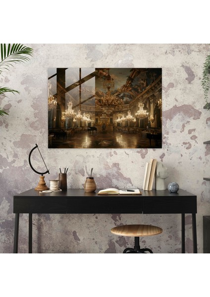 Barok Tarzı Resim Ev Dekorasyonu - Kanvas Tablo Cam Tablo Modern Sanat modelleri