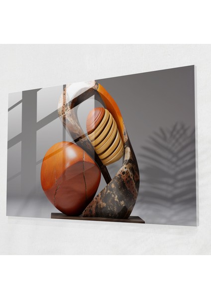 Güncel Aborjin Heykel Cam Tablosu - Aborjin Güncel Heykel Evrim Modern Sanat