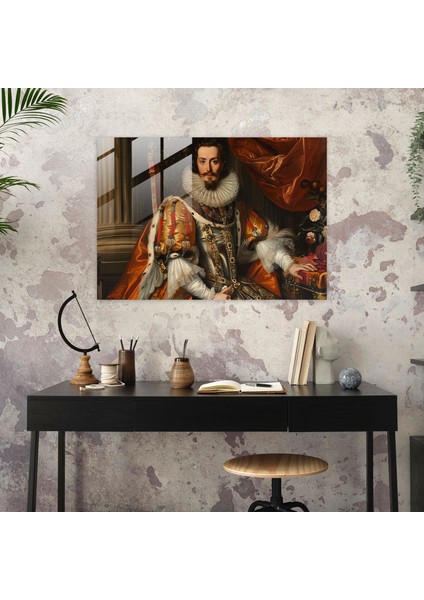 Barok Tarzı Resimli Cam Tablo Sanatı - Barok Duvar Dekorasyonu Cam Tablo Kraliyet fiyatları