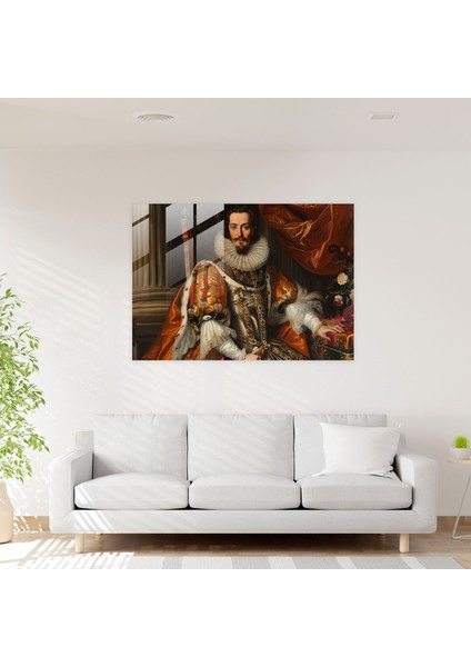 Barok Tarzı Resimli Cam Tablo Sanatı - Barok Duvar Dekorasyonu Cam Tablo Kraliyet modelleri