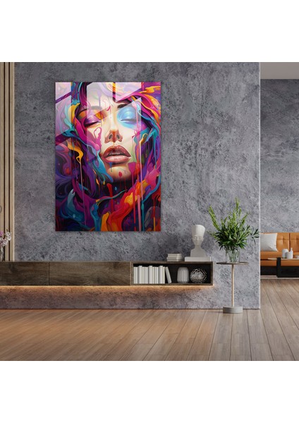 Basquiat Cam Tablo - Güçlü Kelimeler - Ev Dekorasyonu Cesur Güçlü Kelimeler modelleri