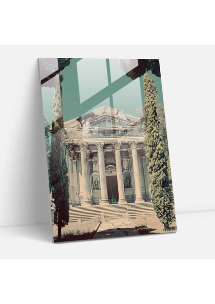 Dijital Roma Cam Duvar Sanatı - Klasikizm ve Popart Modern Sanat Roma Mimarisi Cam Sanatı