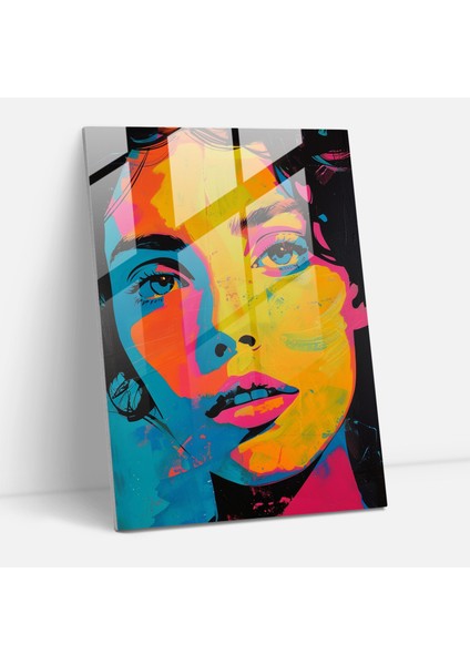 Andy Warhol Cam Tablo Sanatı - Ev Dekorasyonu Modern Sanat Cam Sanatı