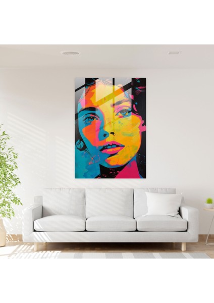 Andy Warhol Cam Tablo Sanatı - Ev Dekorasyonu Modern Sanat Cam Sanatı modelleri