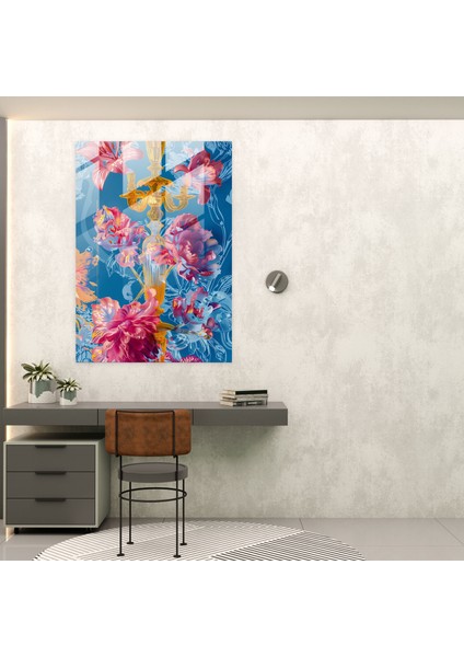 Eğlenceli Rococo Cam Sanatı - Klasizm+Popart Rococo Tasarımı Duvar Dekorasyonu Cam Sanatı modelleri