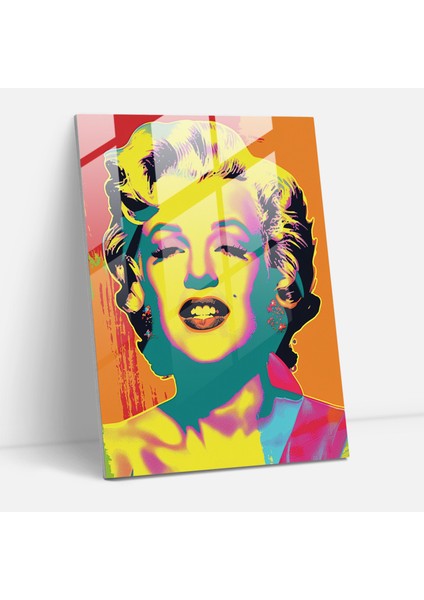 Andy Warhol Cam Tablo Sanatı - Duvar Dekorasyonu