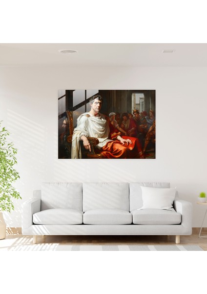 Klasik Duvar Dekorasyonu - Roma Imparatoru - Modern Sanat Klasik Cam Tablo fiyatları
