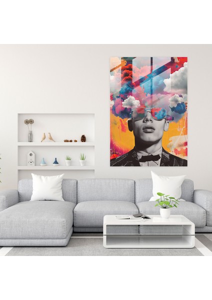 Andy Warhol Cam Tablo Modern Sanat - Cam Tablo Duvar Dekorasyonu fiyatları
