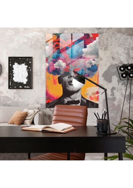 Andy Warhol Cam Tablo Modern Sanat - Cam Tablo Duvar Dekorasyonu modelleri