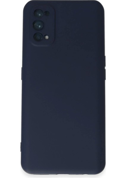 Newface Realme 7 Pro Kılıf Nano Içi Kadife Silikon - Lacivert