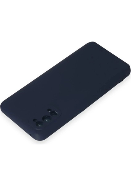 Newface Realme 7 Pro Kılıf Nano Içi Kadife Silikon - Lacivert modelleri