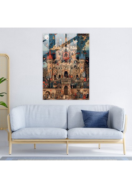 Ortaçağ Karikatür Cam Tablo - Klasik+Popart Cam Tablo Klasik ve Pop Sanatı Birleştir Duvar Dekorasyonu fiyatları