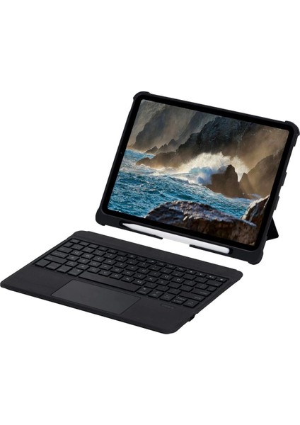 Newface T5209D iPad Pro 12.9 (2021) Kılıf Inter Ledli Klavyeli Tablet Kılıfı - Siyah fiyatları
