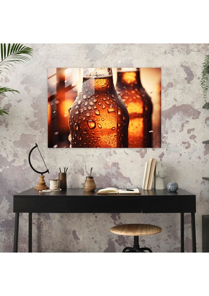 Bira Bardağı Sanatı - Gerçekçi Fotoğrafçılık Ev Dekorasyonu Bira Şişeleri modelleri