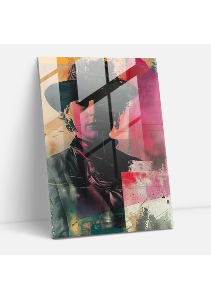 Andy Warhol Cam Tablo - Vintage Polaroid Koleksiyonu - Duvar Dekorasyonu