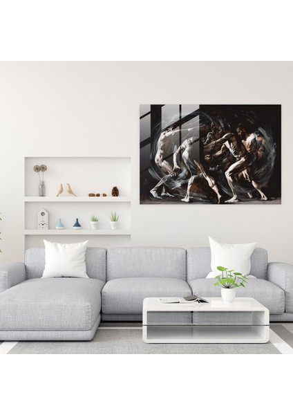 Caravaggio Tarzı Duvar Dekorasyonu - Modern Sanat Cam Tablo fiyatları