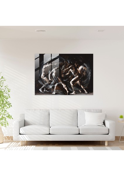 Caravaggio Tarzı Duvar Dekorasyonu - Modern Sanat Cam Tablo modelleri