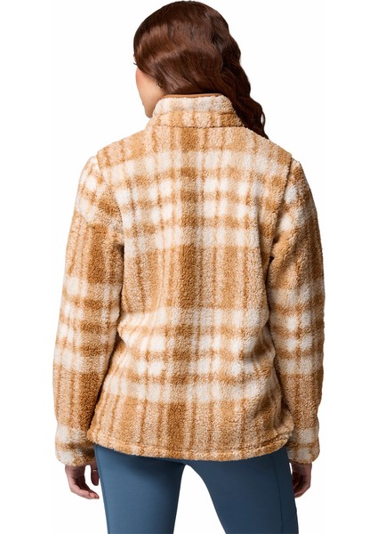 West Bend Print Tam Fermuarlı Iı Kadın Polar Üst fiyatları