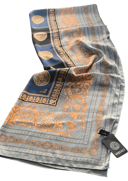 Vual Ipek Şal Lacivert Gri fiyatları