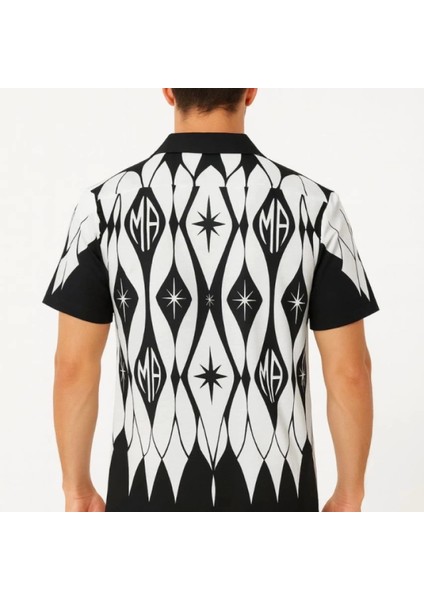 Erkek Iki Iplik Kumaş Dijital Baskılı Gömlek Iyah fiyatları