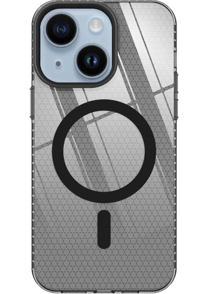 Newface iPhone 14 Plus Kılıf Beta Magneticsafe Silikon - Siyah