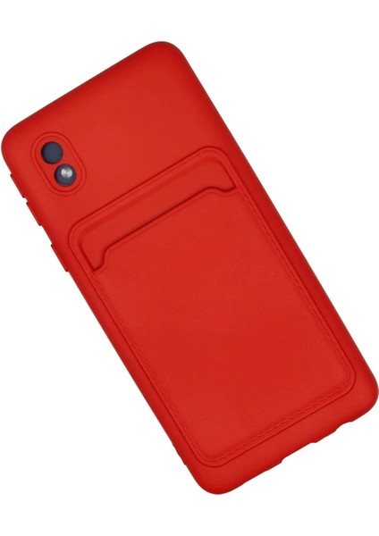 Newface Samsung Galaxy A01 Core Kılıf Kelvin Kartvizitli Silikon - Kırmızı fiyatları