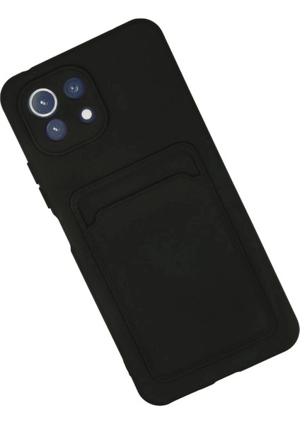 Newface Xiaomi Mi 11 Lite Kılıf Kelvin Kartvizitli Silikon - Siyah fiyatları