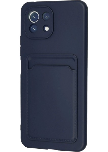 Newface Xiaomi Mi 11 Kılıf Kelvin Kartvizitli Silikon - Lacivert modelleri
