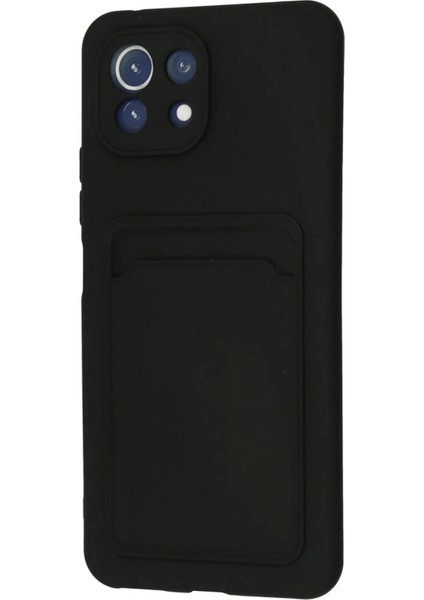 Newface Xiaomi Mi 11 Kılıf Kelvin Kartvizitli Silikon - Siyah modelleri