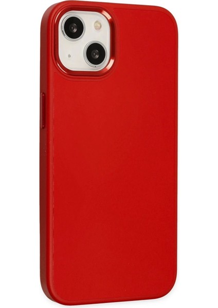 Newface iPhone 14 Plus Kılıf Asya Deri Silikon - Kırmızı fiyatları