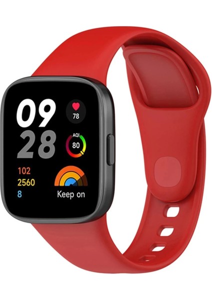 Newface Xiaomi Redmi Watch 3 Klasik Kordon - Kırmızı