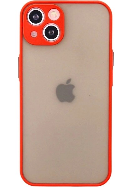 Newface iPhone 14 Kılıf Montreal Silikon Kapak - Kırmızı